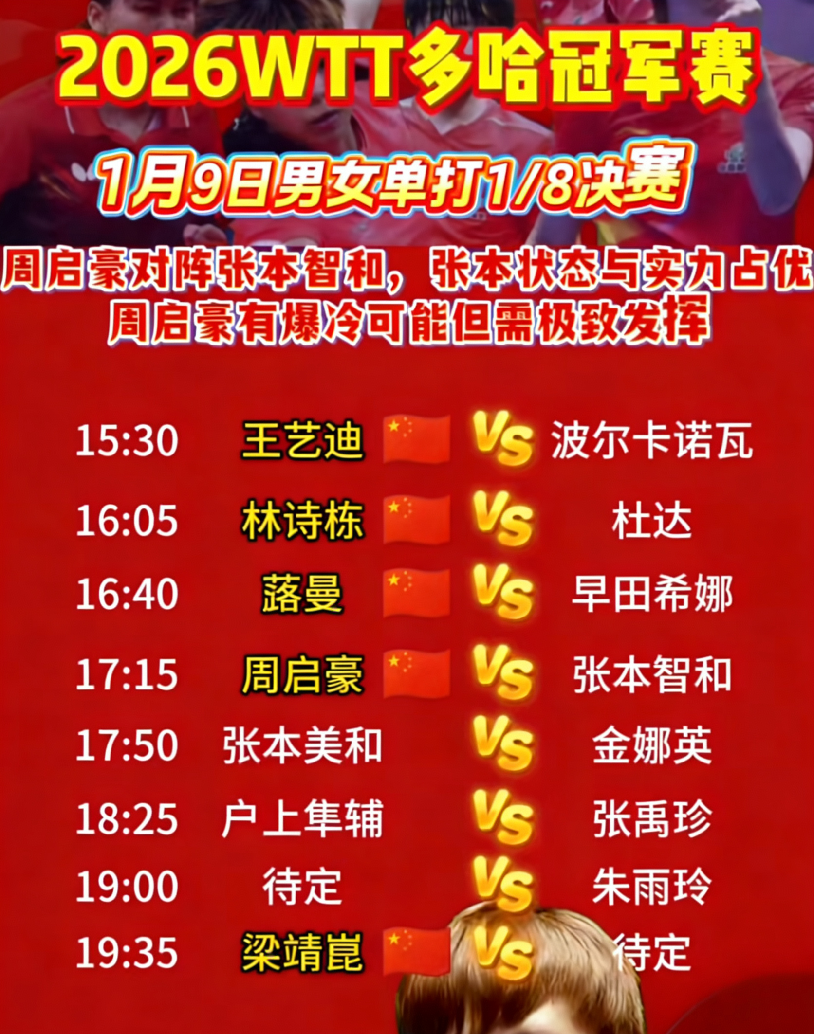 快讯｜乒乓球快评：澳门乒乓球大赛进入倒计时的真正看点在国乒阵容