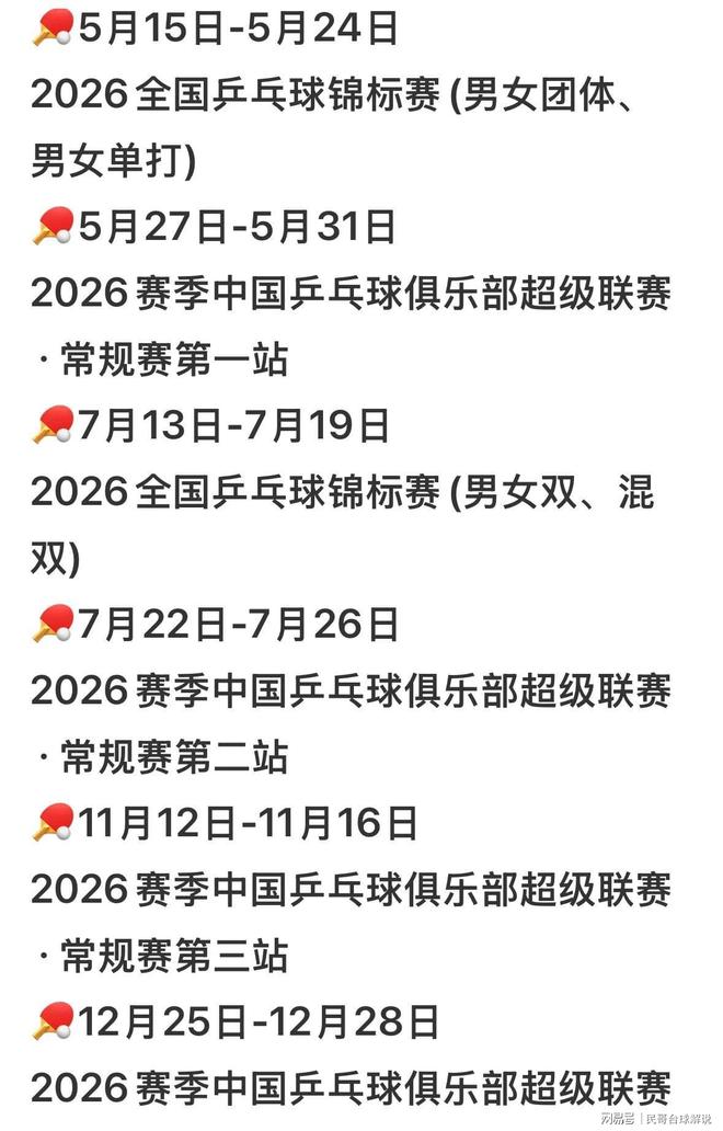 赛程｜澳门乒乓球大赛进入倒计时，被反复讨论，国乒阵容或成决定性因素，体坛热度继续上扬