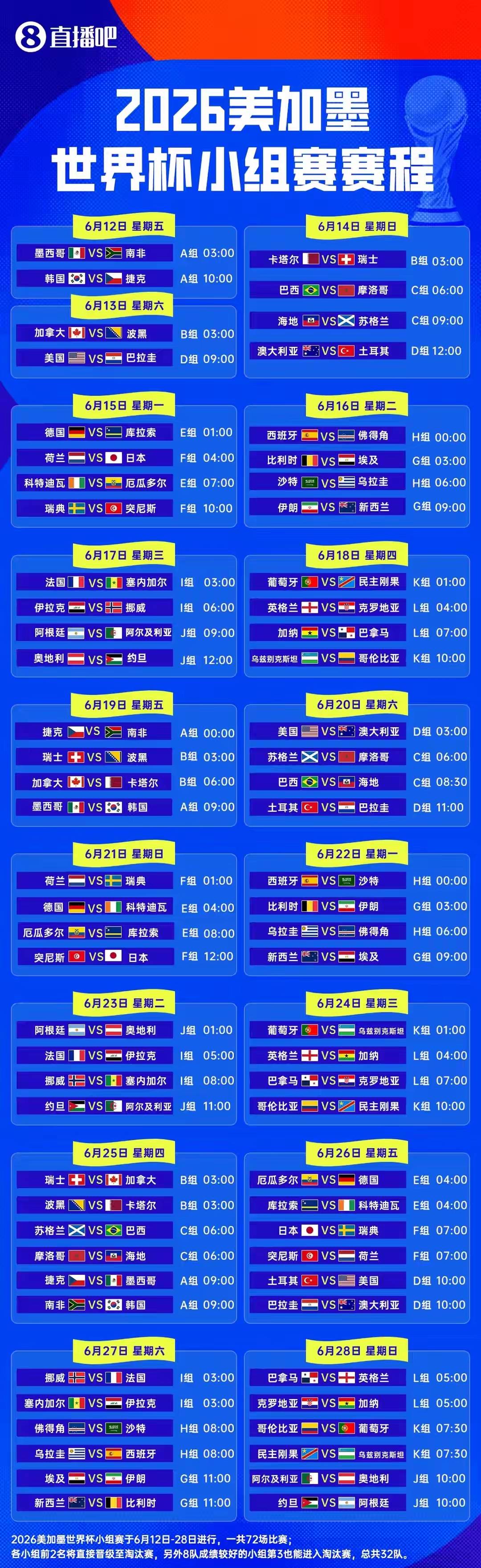 赛程｜周末体育直播表排满，站上今日体坛中心，观赛选择负责制造悬念，球迷讨论提前升温