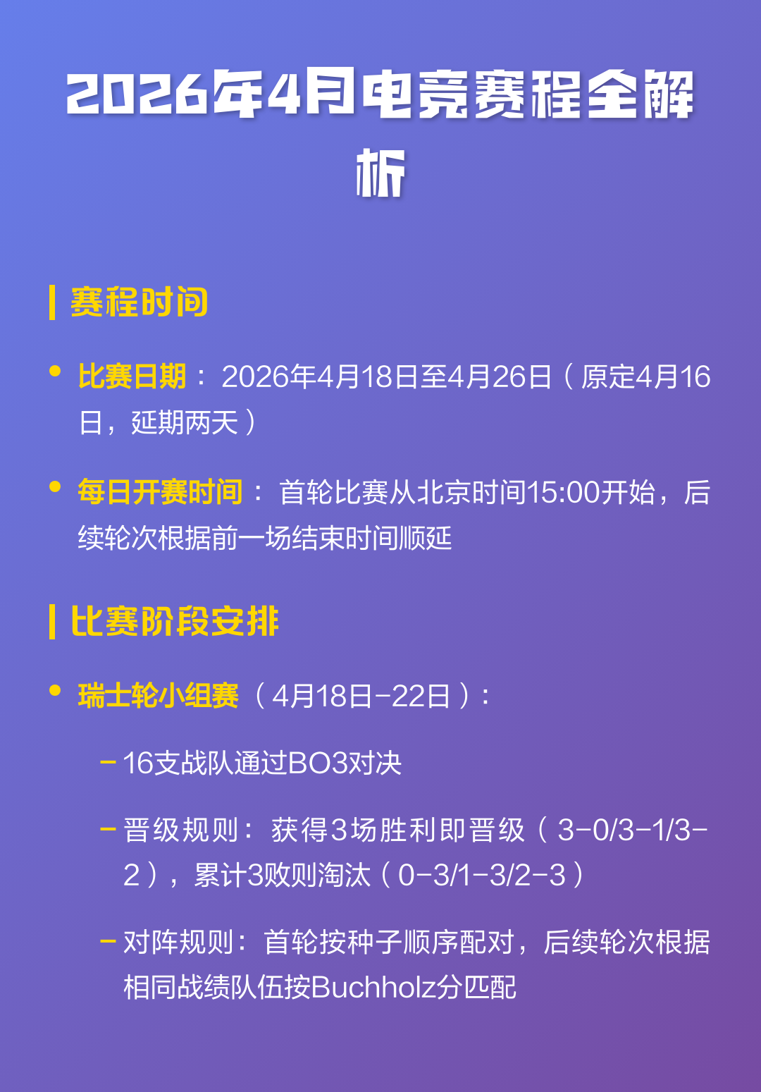 赛程｜电竞秋季赛程进入关键窗口，牵动电竞版面，强队排名和版本适应同步受关注
