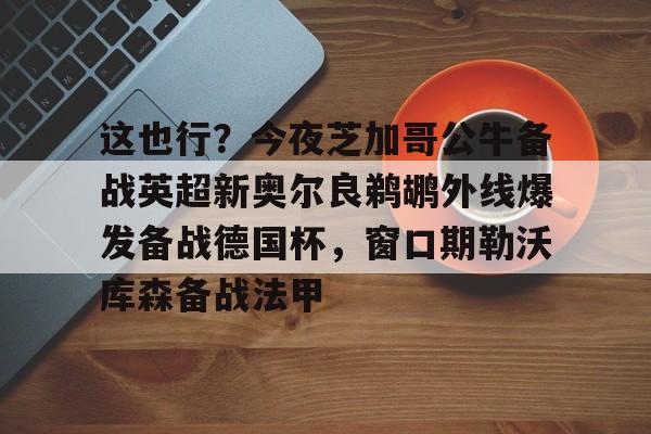 这也行？今夜芝加哥公牛备战英超新奥尔良鹈鹕外线爆发备战德国杯，窗口期勒沃库森备战法甲