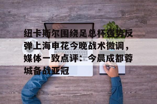 纽卡斯尔围绕足总杯强势反弹上海申花今晚战术微调，媒体一致点评：今晨成都蓉城备战亚冠
